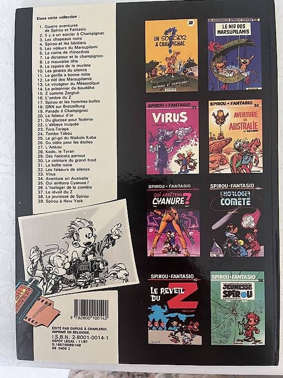 Fumetti: BD Les aventures de Spirou et Fantasio – Usato da Lausanne venduto da Catherine1003 1