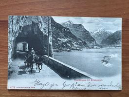 AK  1907 Axenstrasse  spez. Stempel Tellsplatte    (G1746)