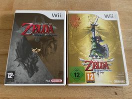 Zelda: Twilight Princess & Skyward Sword - Wii Spiele Bundle