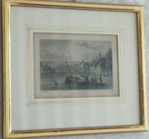 Originaler Stich Schaffhausen 1840-1860 W.Tombleson/H.W.Bond