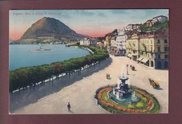 LUGANO - Quai - Fontana - 1916