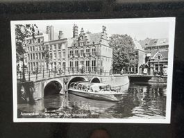 Ansichtskarte Amsterdam mit Briefmarken