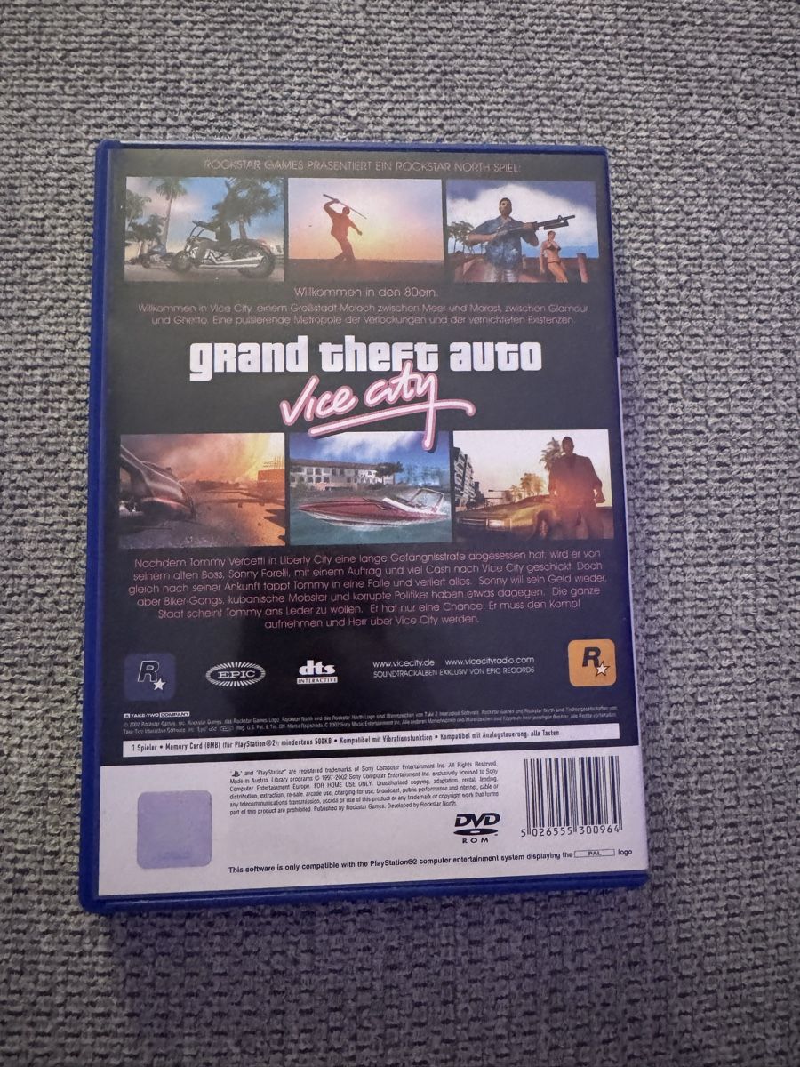 Sony Giochi: PS2 Playstation 2 - GTA Vice City – Usato da Uetendorf venduto da SRT_Adi 2