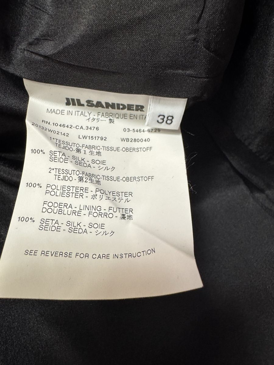 Jil Sander Giacche: Jil Sander Blazer Seide, Grösse 38 schwarz-blau – Usato da Zürich venduto da Finesse54 3