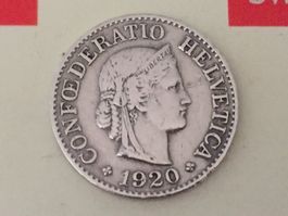 10 Rappen 1920 ss+, nur 3,5 Mio!
