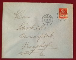 Nr. 126I, Typ 1 auf Brief, Bärau 1916