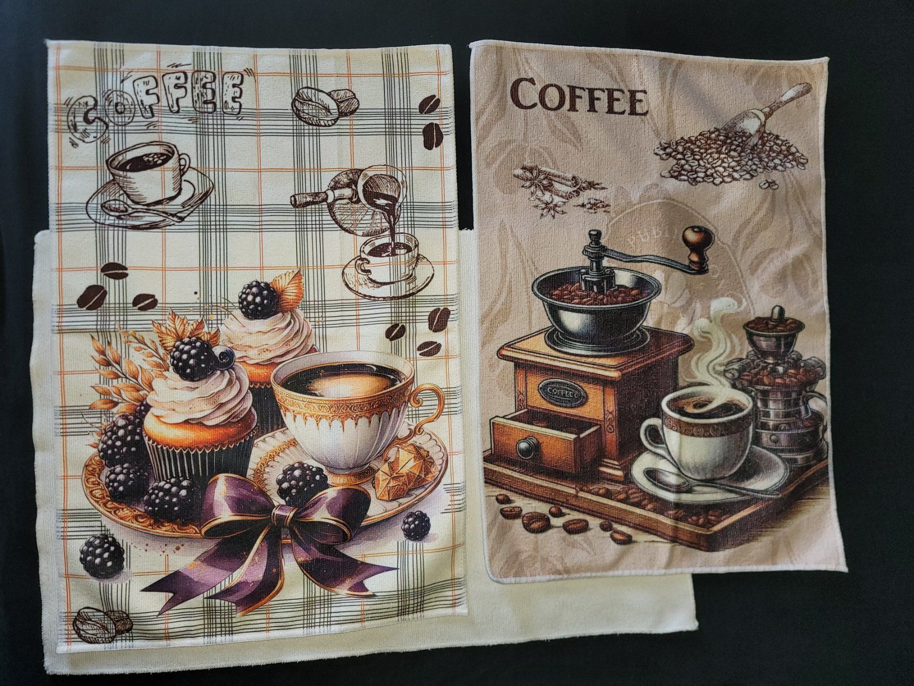 Strofinacci: Kaffee, Microfaser Küchentuch, Torchon en microfibre, towel – Nuovo (secondo la descrizione) da Zollikerberg venduto da Nice_Name 7