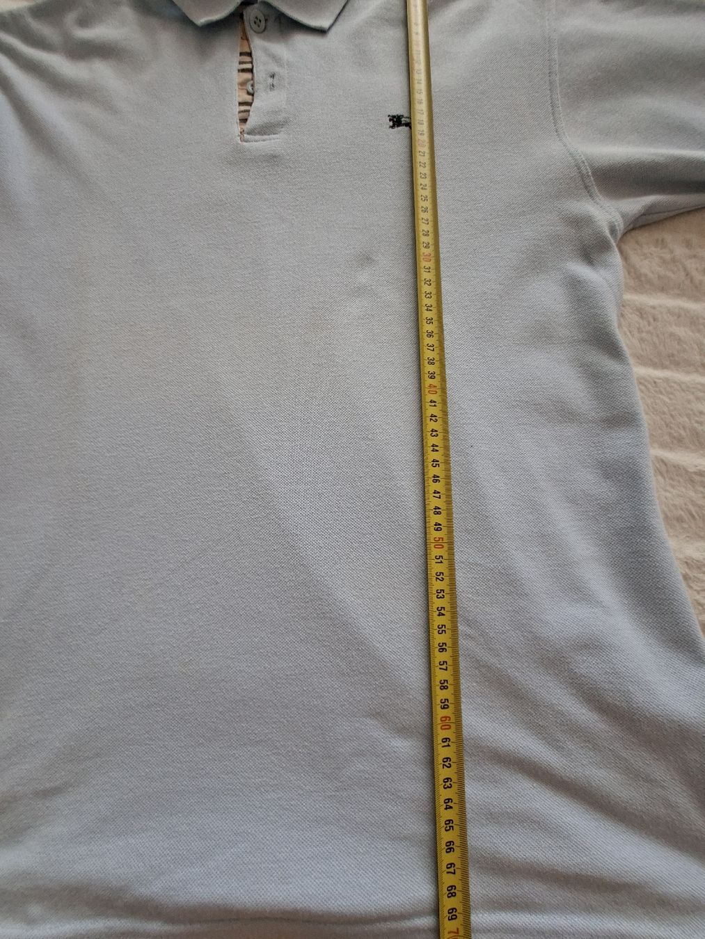 Burberry Magliette Polo: Polo manches longues bleu clair taille M – Usato da Renens VD venduto da ser_j2fn 6