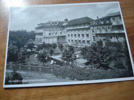 Karte Rheinfelden, Hotel Solbad Schützen, 1938, Flugpostmark