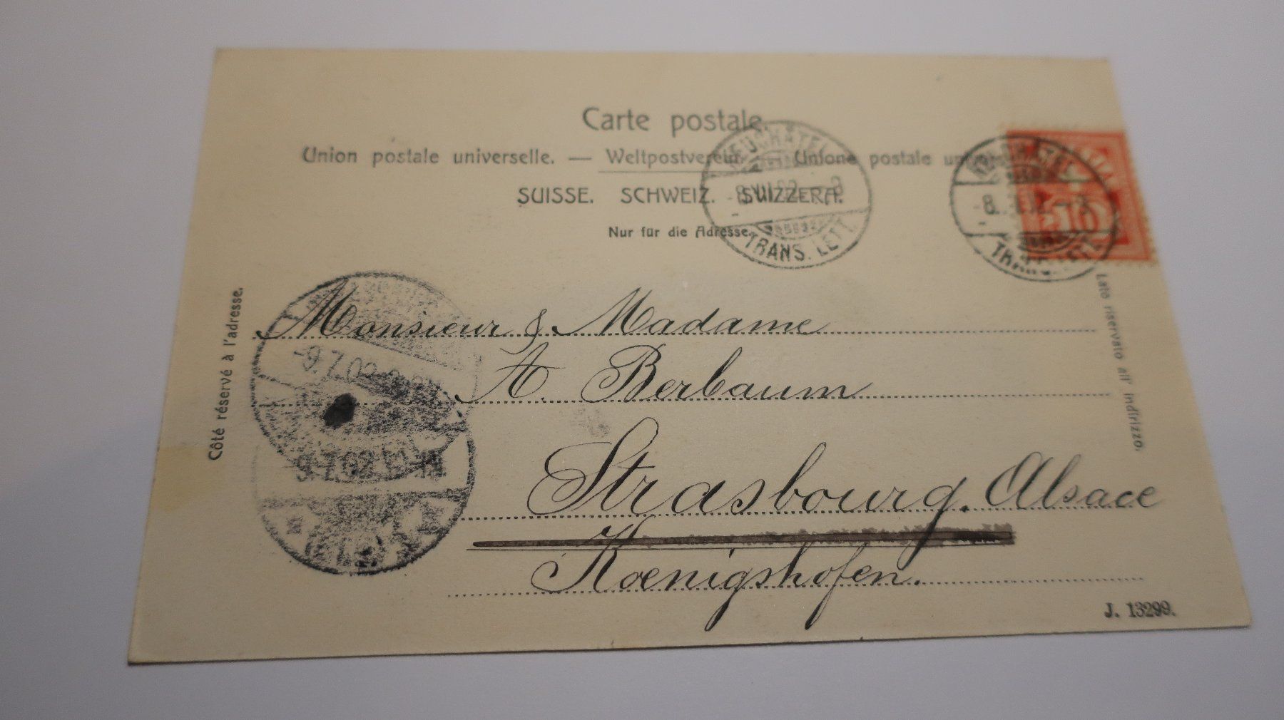 Cartoline postali: Neuchâtel 1902 – Usato da Cormoret venduto da Pascalll2001 2