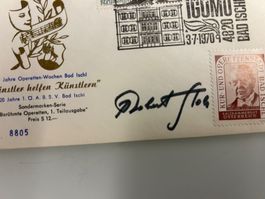 Robert Stolz, Komponist, Autogramm Autograph auf Sonderbrief