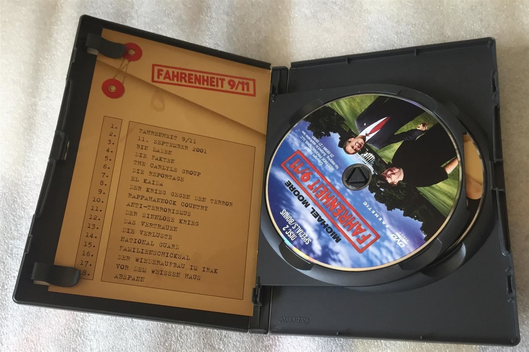 Tutti i DVDs: Michael Moore's Fahrenheit 9/11 2DVD Edition Comme neuf – Nuovo (secondo la descrizione) da Genève venduto da Cockattoo 2