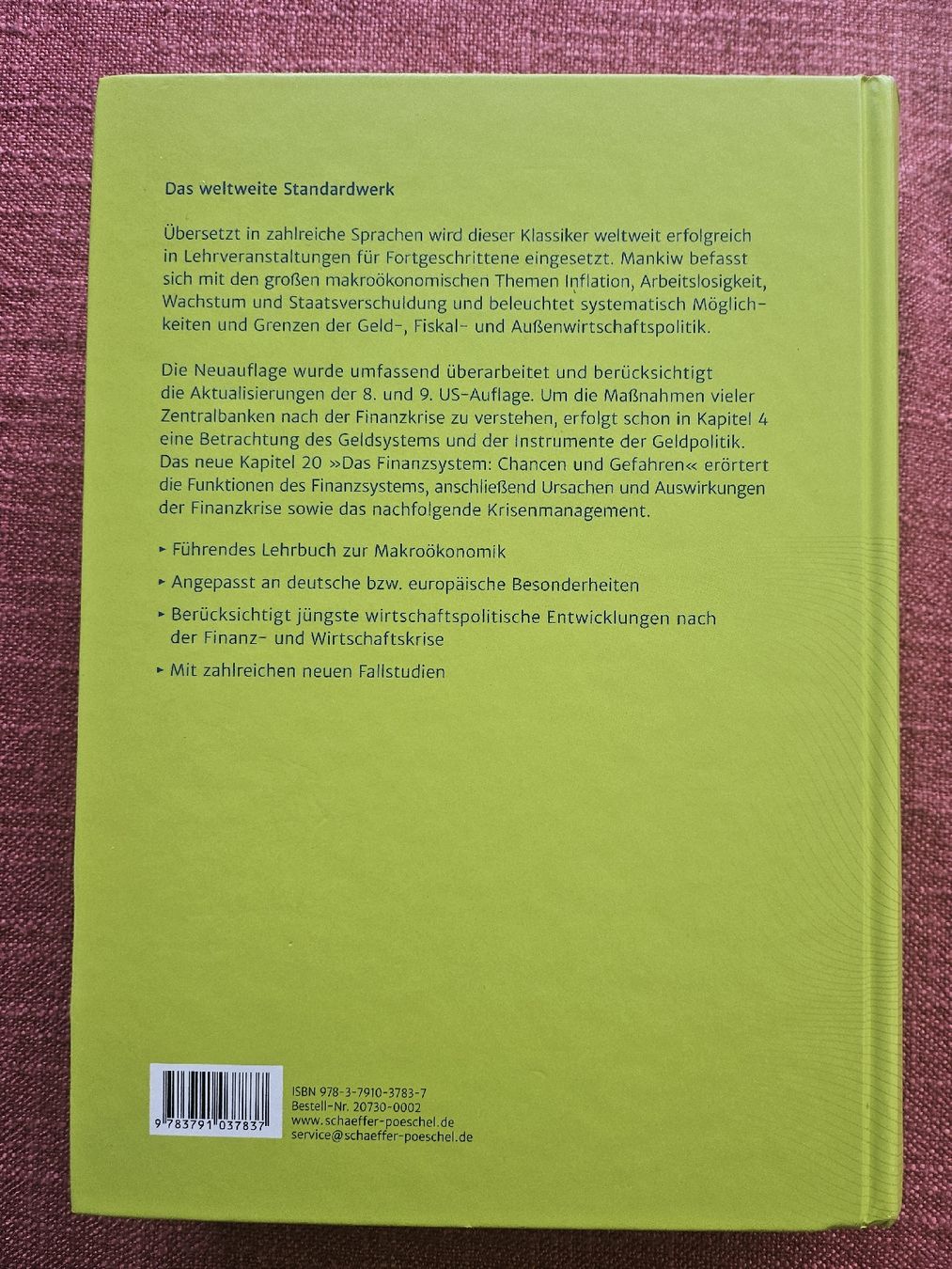 Libri: Makroökonomik (7. Auflage) – Usato da Dietikon venduto da Buchantiqdietikon 3