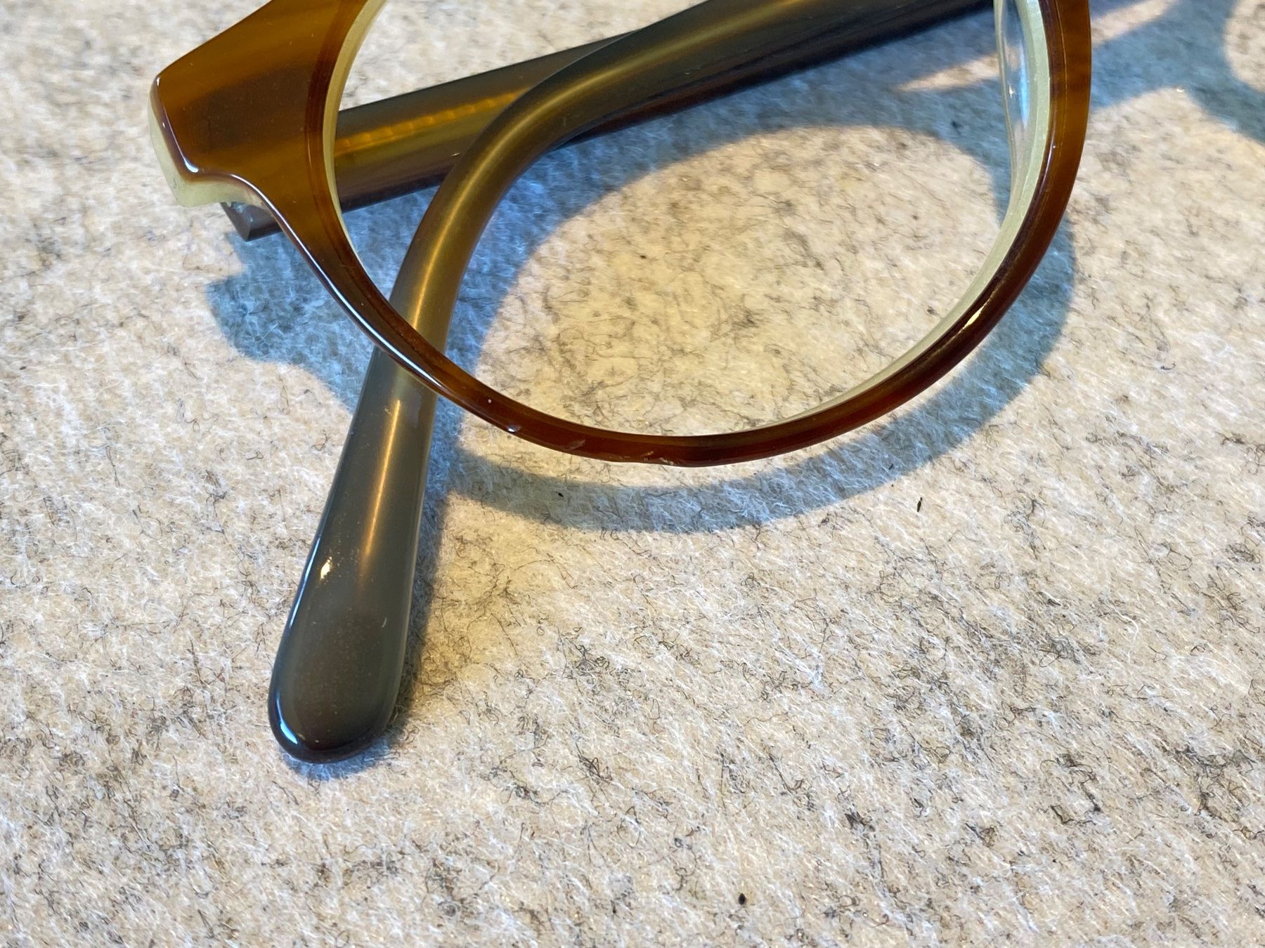 Brillen & Gläser: Hamburg Eyeware - Modell JAN - Braun, hell 46/19 – Gebraucht aus Herrliberg von Julianopie 3