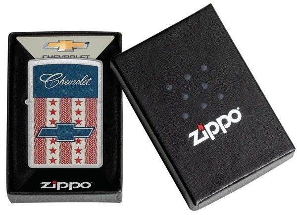 Zippo Accendini: Zippo CHEVROLET – Nuovo e nell'imballaggio originale da Zürich venduto da SWISSlighter 1