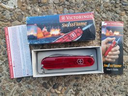 VICTORINOX 1.3705.FT SwissFlame Taschenmesser Couteau selten