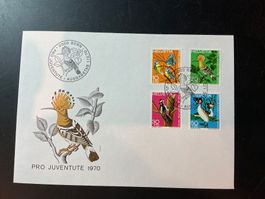 Pro Juventute Briefmarken-Ersttagsbrief 1970, Top Zustand!