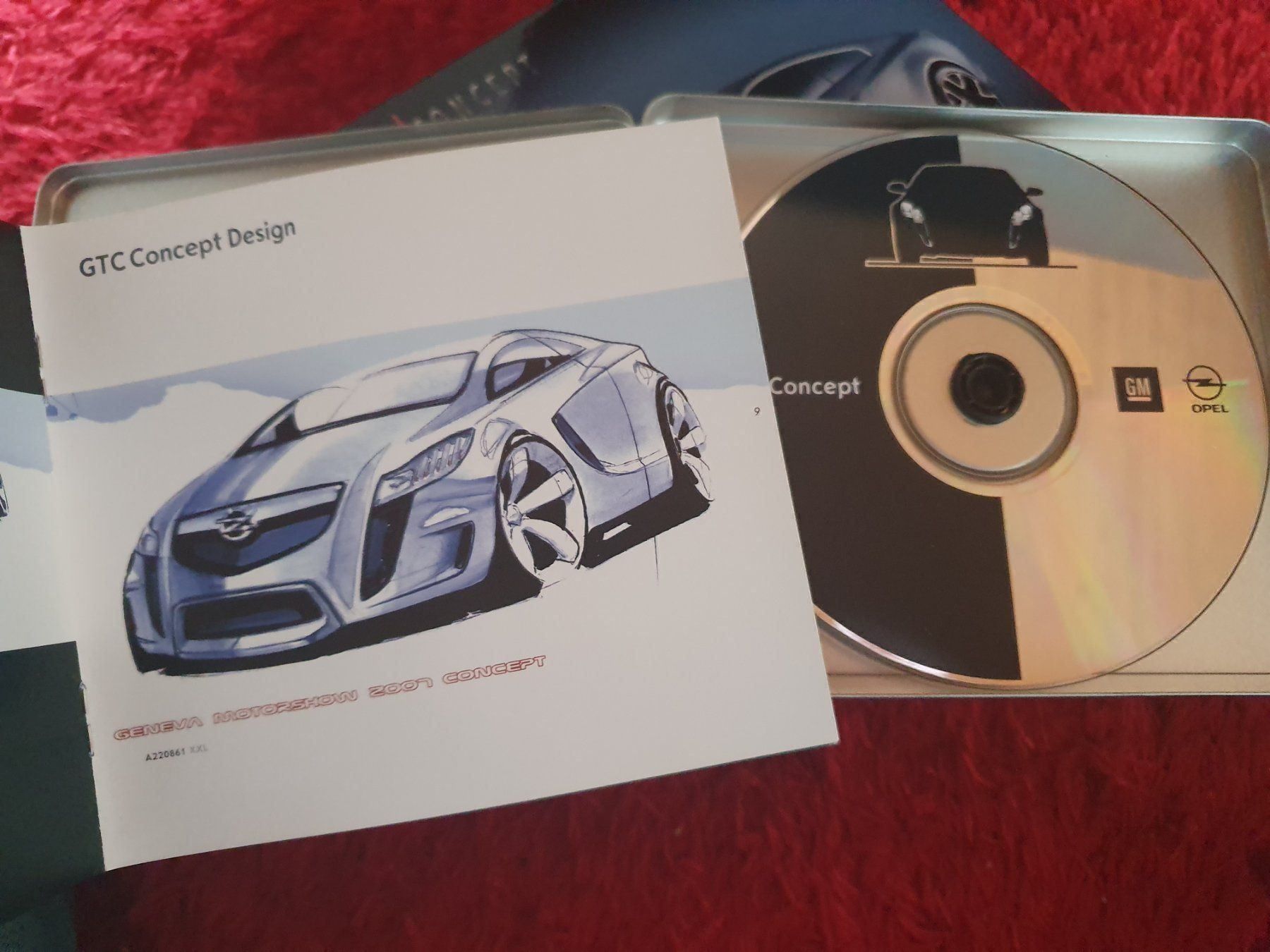 Opel Modellini d'auto: OPEL GTC CONCEPT 1:43 inkl Presse CD – Usato da Safenwil venduto da saavo 6