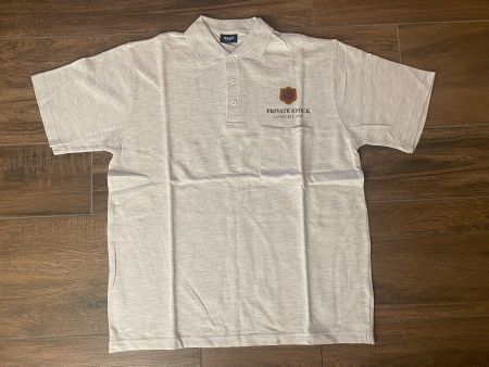 Whale Polo-Shirt Private Stock Long Filler grau Gr. L