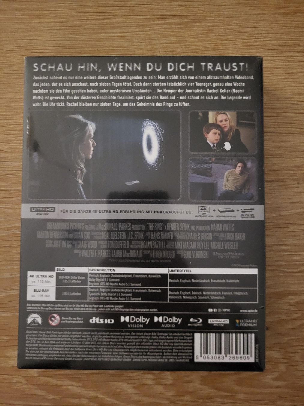Tutti i DVDs: Ring 2002 Collector's Edition OVP – Nuovo e nell'imballaggio originale da Zürich venduto da Knudell0 1