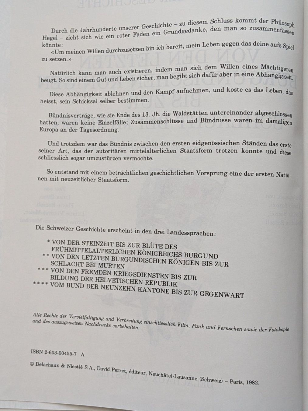 BD: Die Schweizer Geschichte in farbigen Bildern erzählt Bd. 1-4 – D'occasion à Port par gecotom 5
