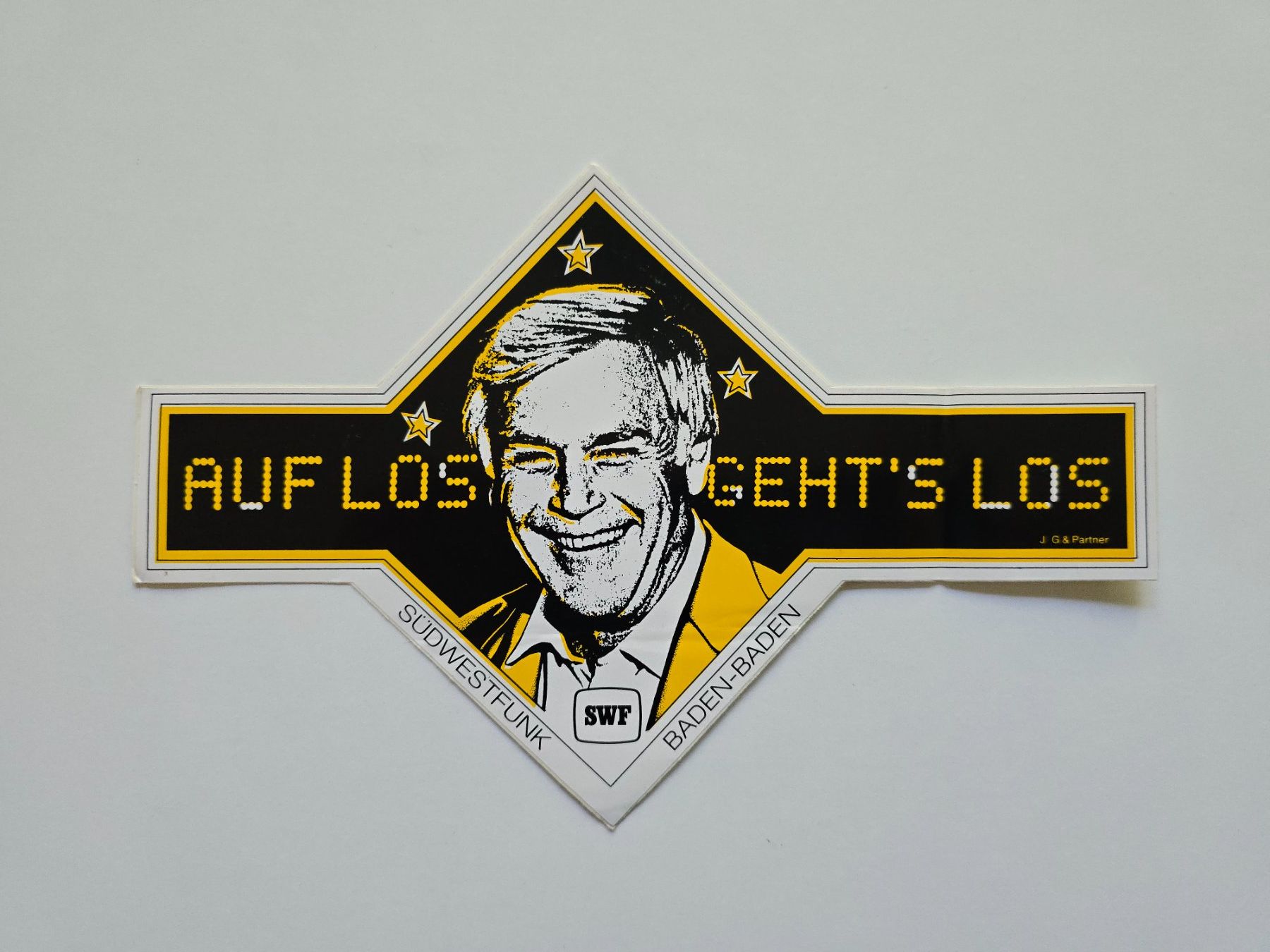 Sticker: Alter "Auf los geht's los" Sticker / Aufkleber – Usato da Dättlikon venduto da Wundertuete_