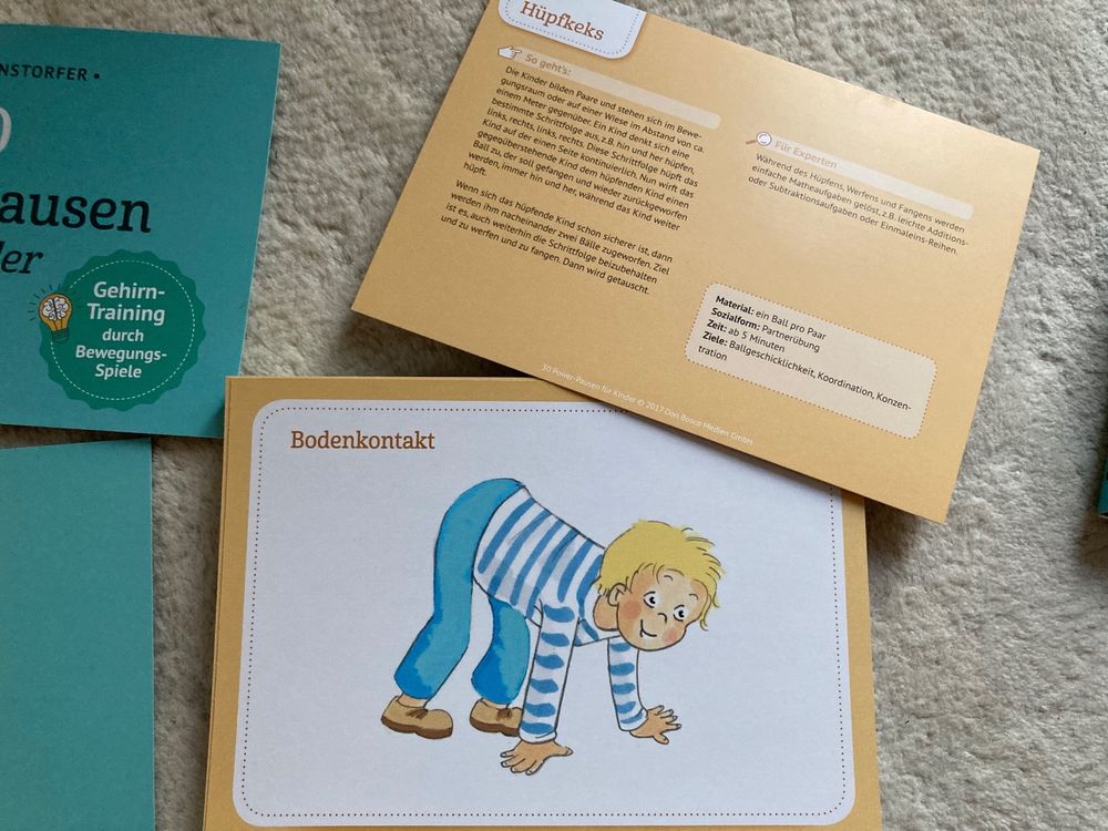 30 Power-Pausen für Kinder Gehirn Training Bewegungs-Spiele | Kaufen ...