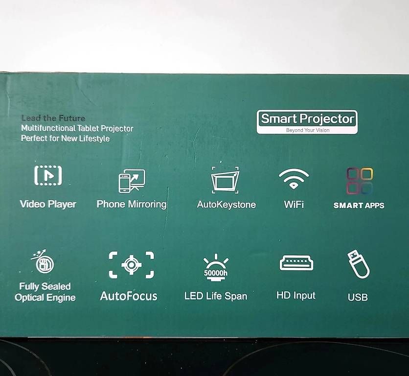 Proiettori: Touchscreen Tablet Projektor LED Heimkino Beamer – Usato da Nussbaumen AG venduto da Nagar2000 3