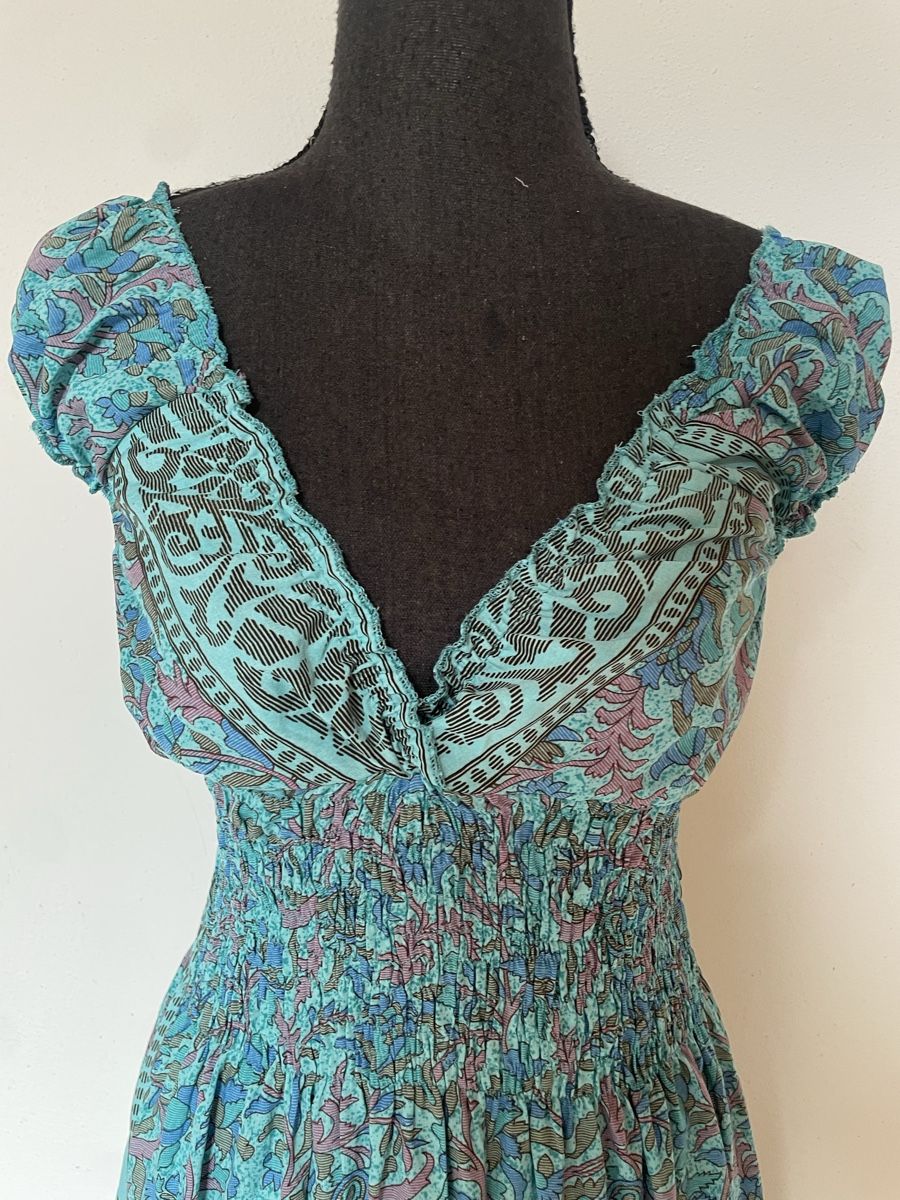 Vestiti: Boho Maxi Stufenkleid mit Seide – Nuovo (secondo la descrizione) da Sigriswil venduto da ck56 2