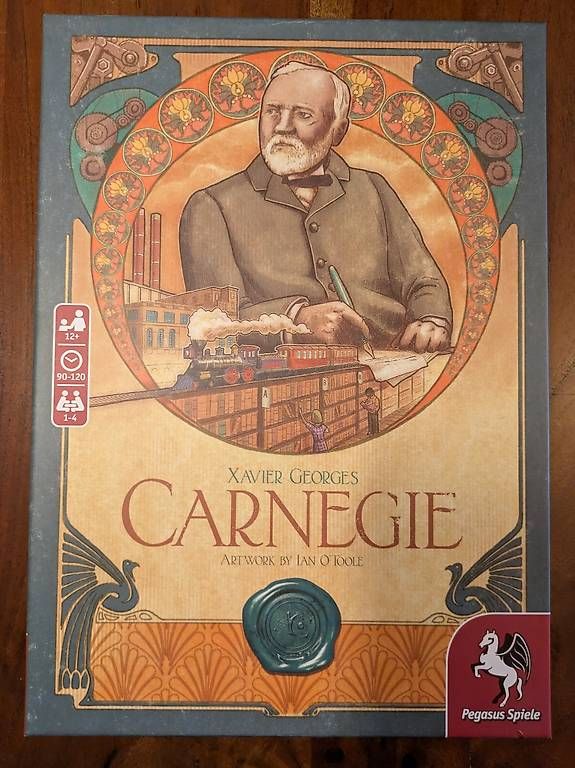 Pegasus Spiele Spiele: Carnegie (EN, Brettspiel) – Gebraucht aus Zürich von leporte