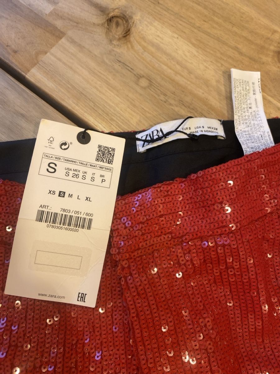 Zara Pantaloni: Zara Pailletten Hose – Nuovo (secondo la descrizione) da Schwyz venduto da rat-race 1