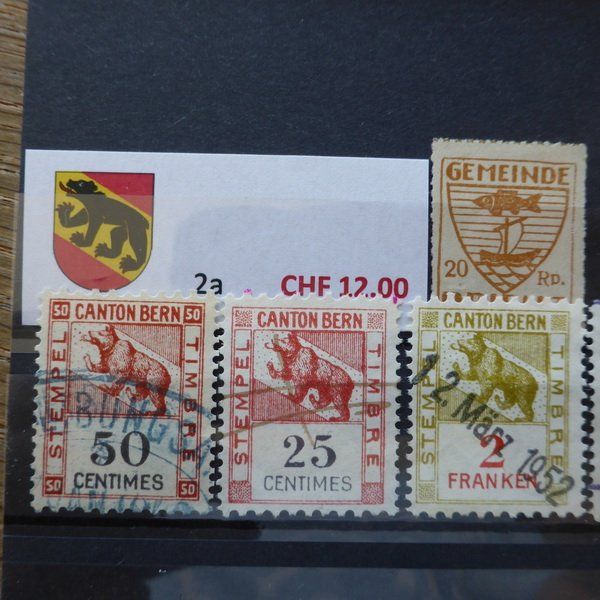 Alle Briefmarken: kleines Lot CH - Marken mit Kontrollnummern – Gebraucht aus Egliswil von Trens01 1