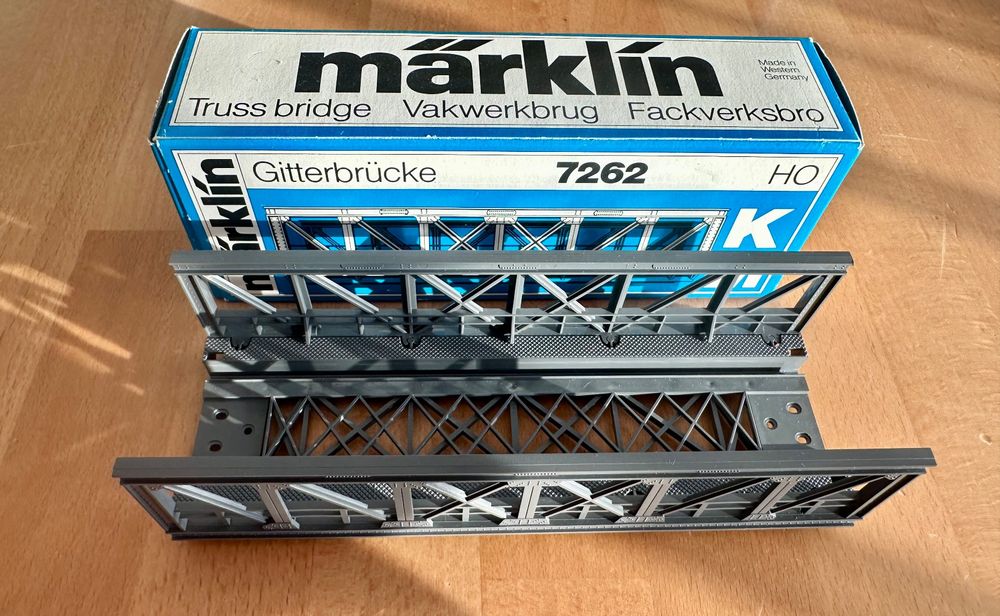Märklin 7262 – Grille De Pont H0, 180 Mm, Compatible Avec Rails En Plastique Ou Métal – Modélisme Ferroviaire
