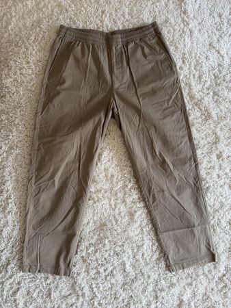 UNIQLO Stretch Easy Ankle Trousers Beige L