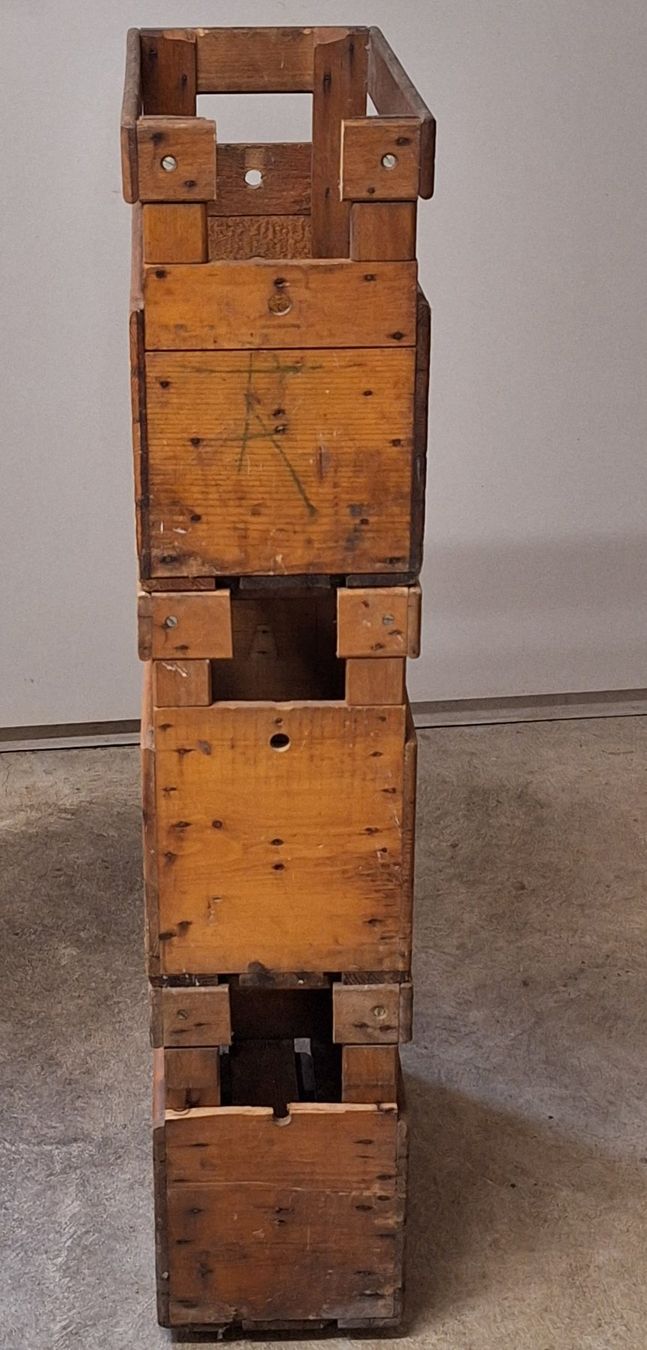 Casse di vino e birra: Bierharassen Eichhof 3 Stk. ca. 1960 – Usato da Sempach Station venduto da odilre 3