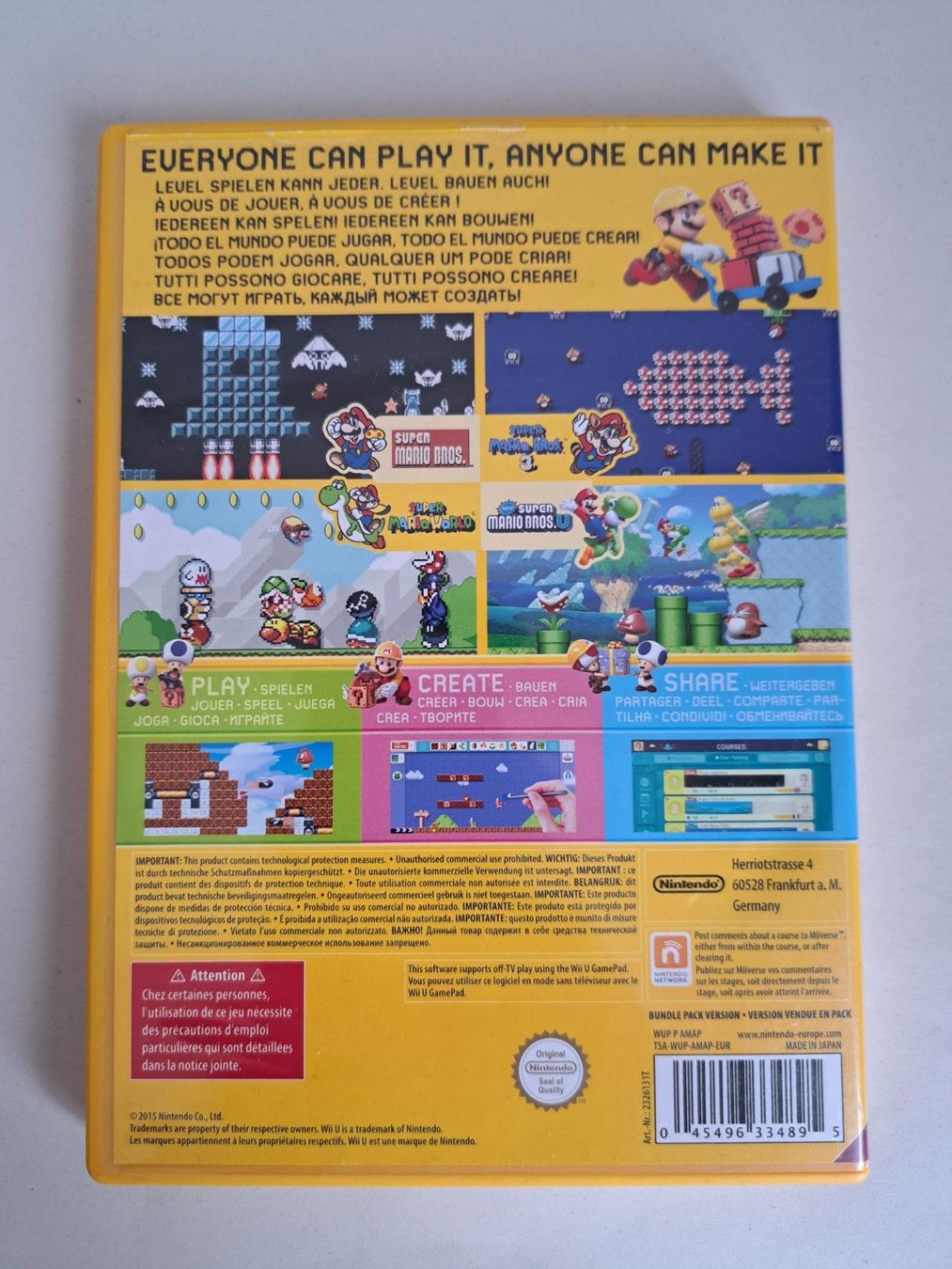 Nintendo Giochi: Super Mario Maker Wii u Nintendo Game 2015 – Usato da Basel venduto da Patiscat 1