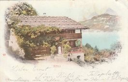 Ansichtskarte Gasthaus Rütli Tellsplatz Luzern 1900 guter...