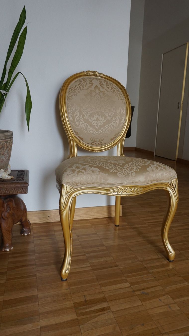 Sedie: Barock Stuhl (gold) – Usato da Unterengstringen venduto da cck_ 1