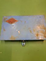 BELZER Sortimentenbox Vintage Retro blau Werkzeugkiste Blech
