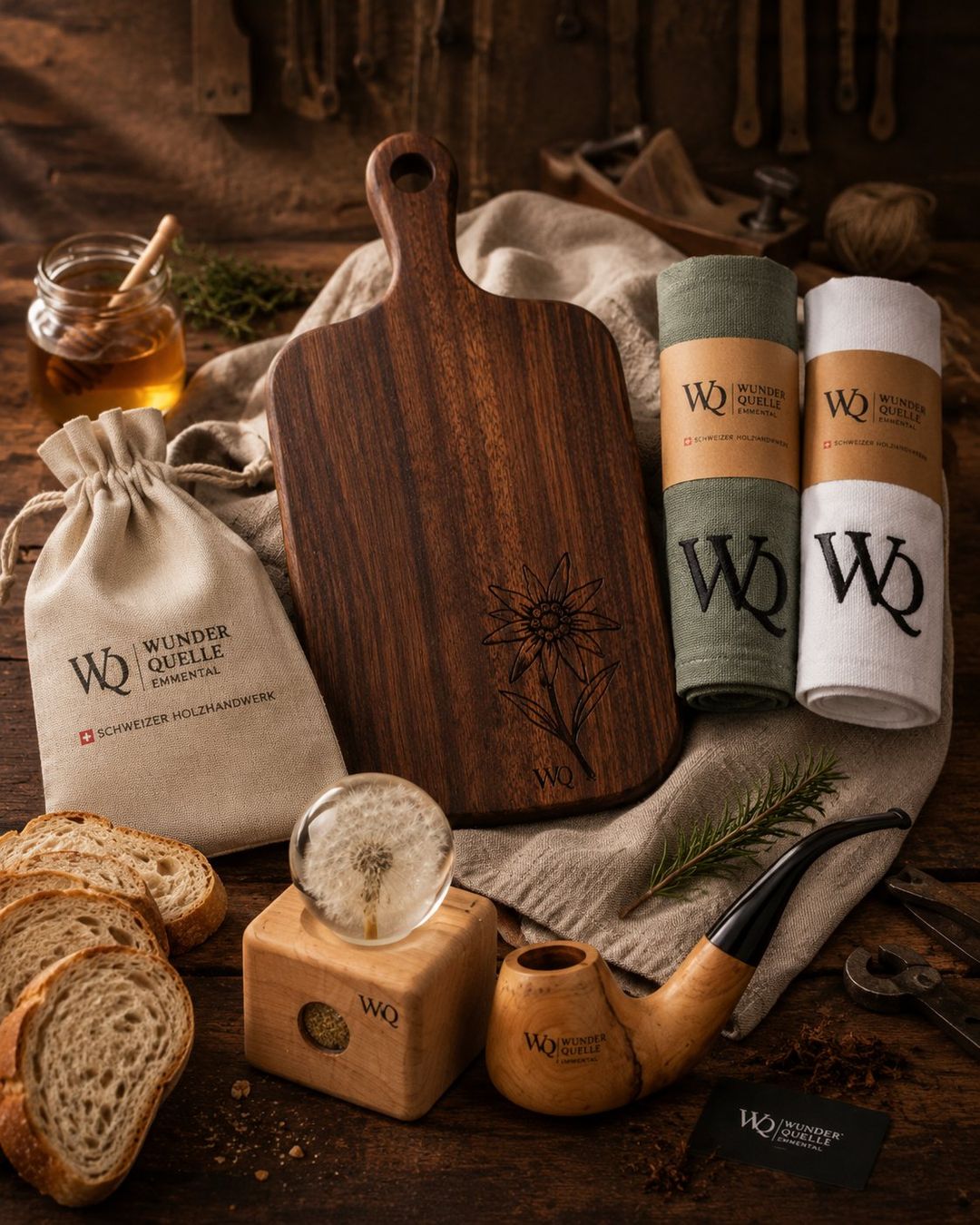 Articoli in legno: Exklusives Premium Geschenkset – Nuovo e nell'imballaggio originale da Eggiwil venduto da WQ_Emmental