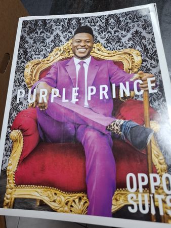 OppoSuits Purple Prince Anzug, Grösse 50, neuwertig! (53)