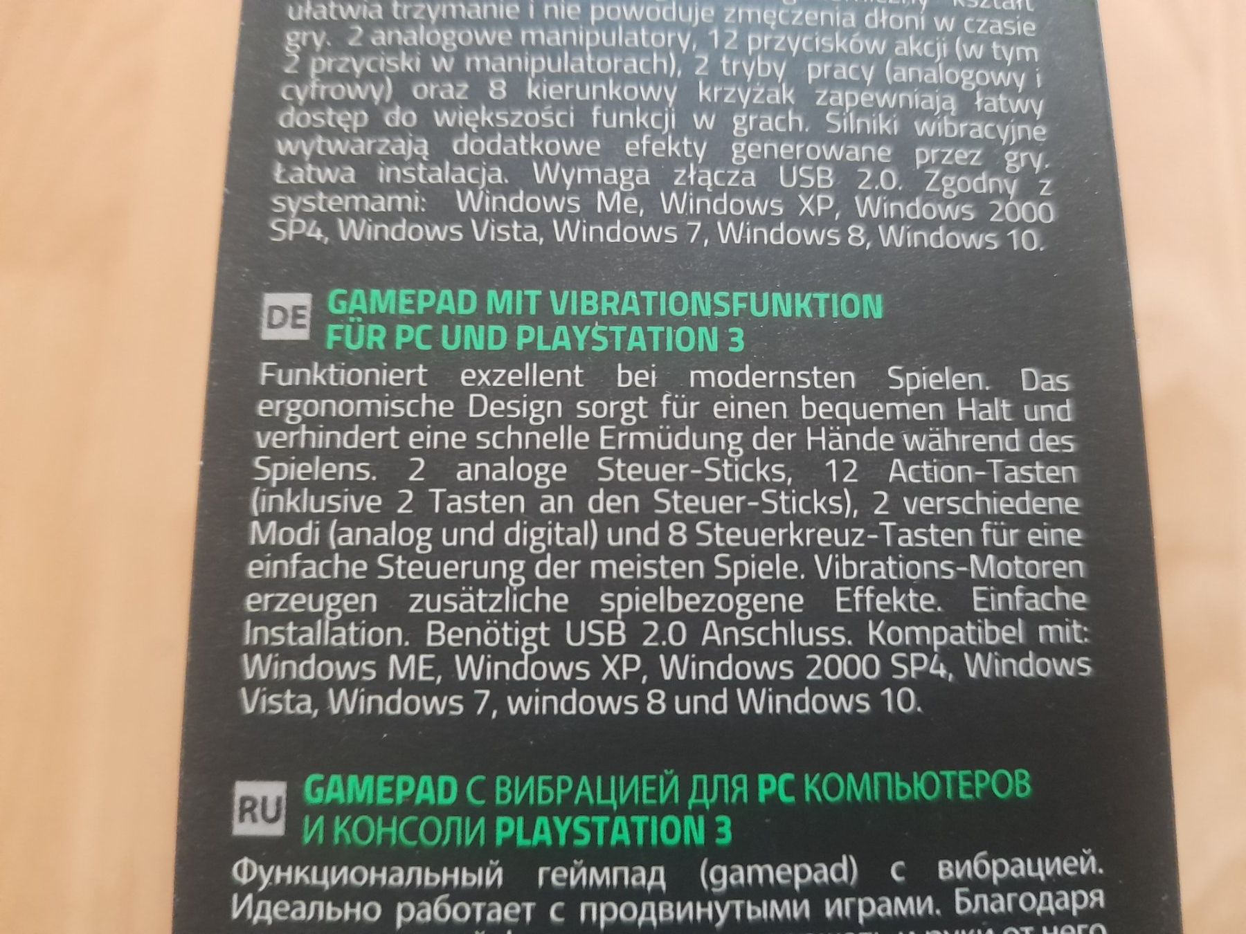 Controller: Esperanza Gladiator Controller für PC/PS3🎮 – Nuovo (secondo la descrizione) da Lustmühle venduto da chevi03 2