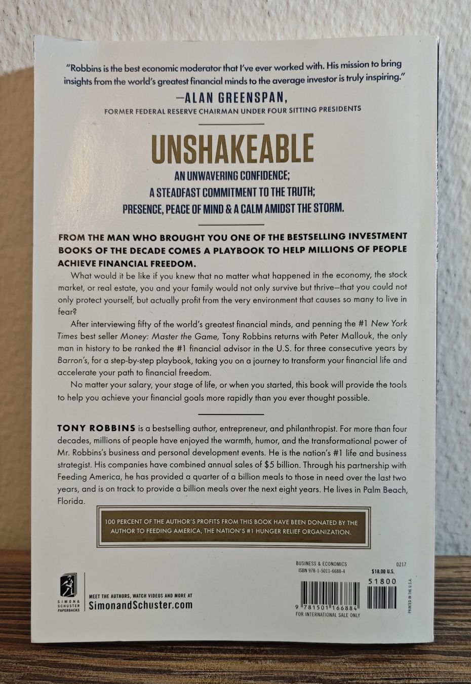 Libri: Tony Robbins - Unshakeable (Buch) - ENG – Nuovo (secondo la descrizione) da Fislisbach venduto da GenerousClub 1