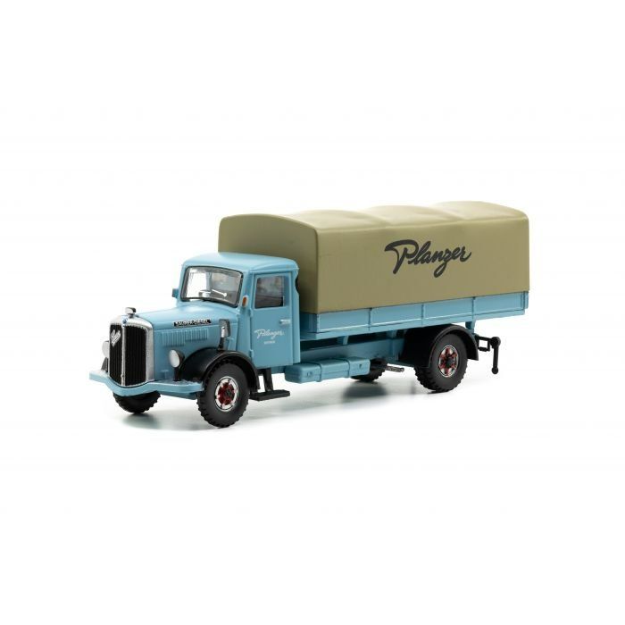 Modellautos: Saurer S4C Pritsche-Plane Planzer Transporte – Neu und originalverpackt aus Basel von Dogana