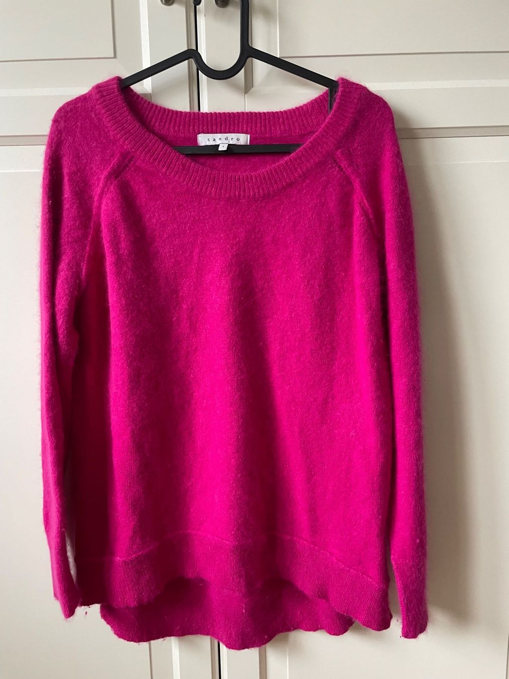 Sandro Pullover & Sweatshirts: Sandro Strickpullover, Gr. S, pink Angora – Gebraucht aus Itingen von Granini_93