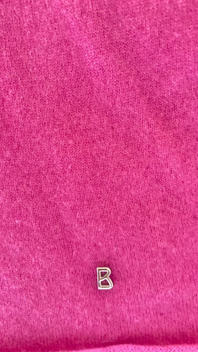 Bogner Giacche: BOGNER: Strickjacke, 100 % Kaschmir, Pink, hoher NP – Difettoso da Gunten venduto da divertimenti 1
