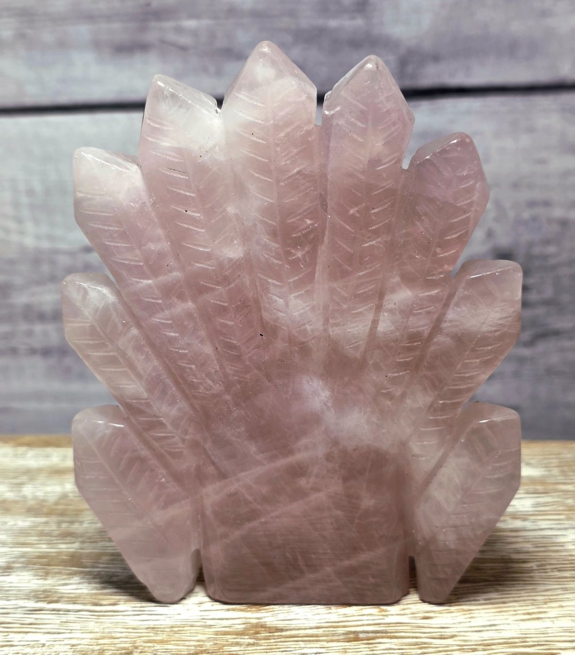 Minerali & Pietre curative: Rosenquarz Indianer Schädel 600g – Nuovo e nell'imballaggio originale da Matzingen venduto da Shay_Crystalz 3