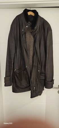 Veste mi-longue en cuir Carven homme, taille L occasion bien