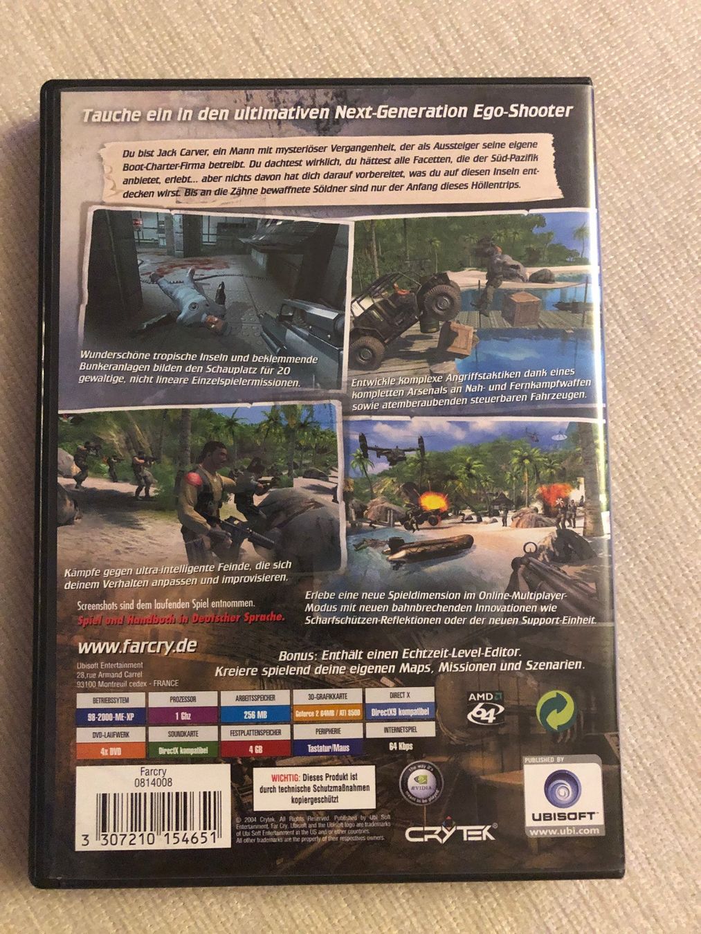 Giochi: Far Cry für PC (234) – Usato da Glattpark(Opfikon) venduto da Gamebaer 1