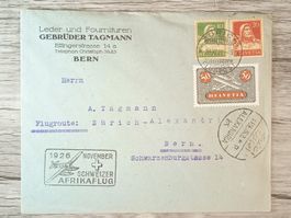TR54 Enveloppe + Timbre Suisse 1926 - Zurich / Alexandria